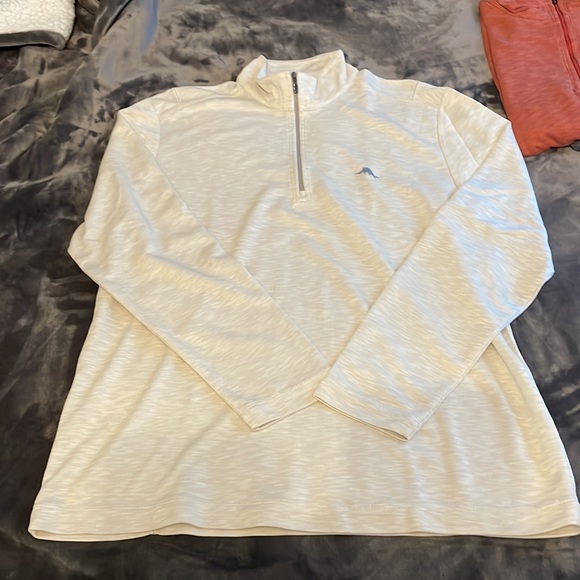 Tommy Bahama 1/4 Zip Long Sleeve Polos. Bundle of 3. - Picture 2 of 6